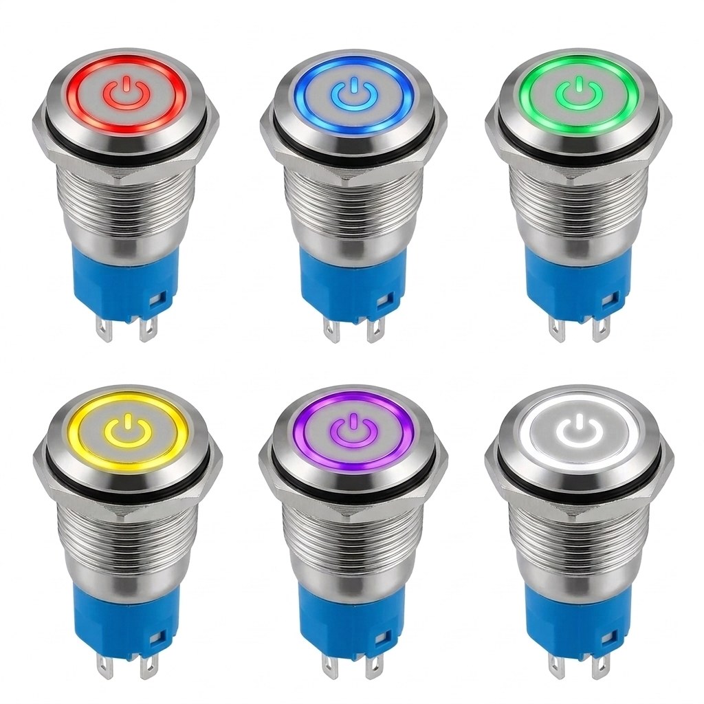 Self Locking Push Switch
