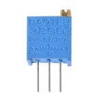 3296W-1-104 Trimmer Potentiometer Multiturn 100KΩ 0.5W 3 Pin Through hole