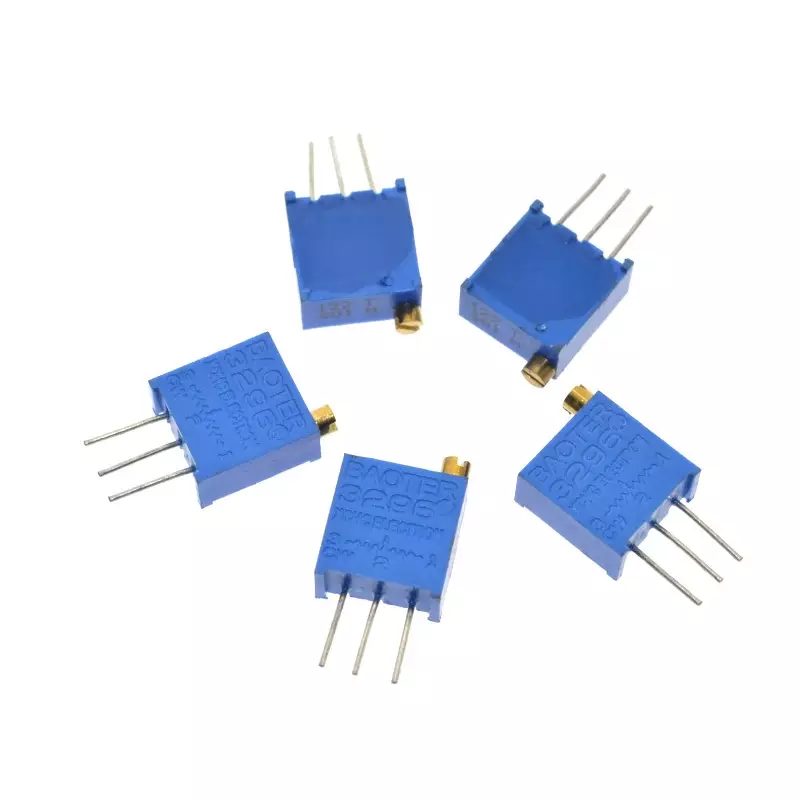 3296W-1-104 Trimmer Potentiometer Multiturn 100KΩ 0.5W 3 Pin Through hole - Image 4