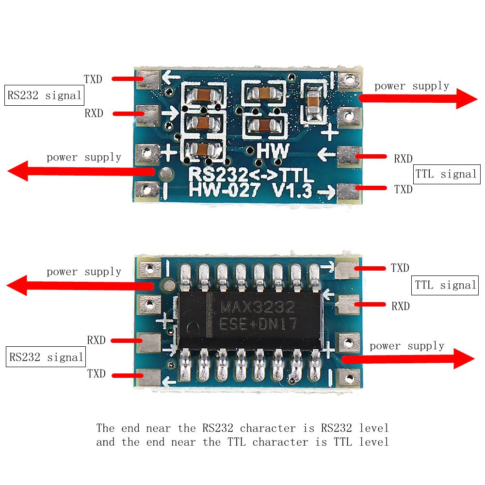 MAX3232 Module RS232 To TTL Converter Adaptor Board | Makers Electronics