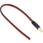 Male DC Power Socket Jack Prewired 5.5x2.1mm
