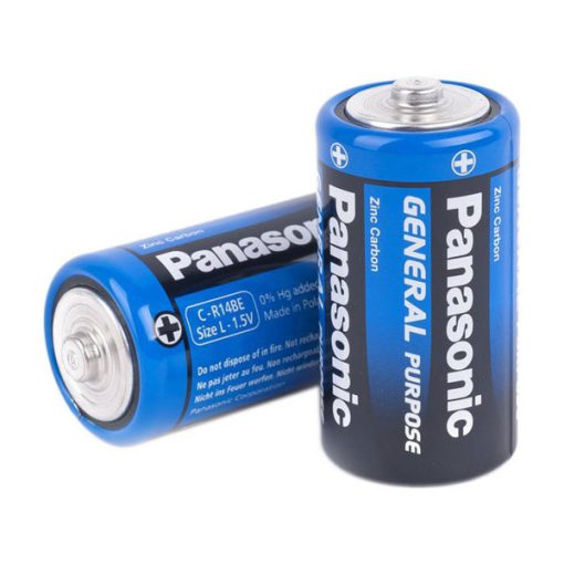 Panasonic Battery 1.5V size C (2PCS)