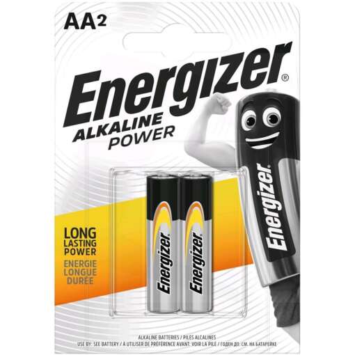 Energizer Alkaline AA 1.5V Battery (2Pcs)