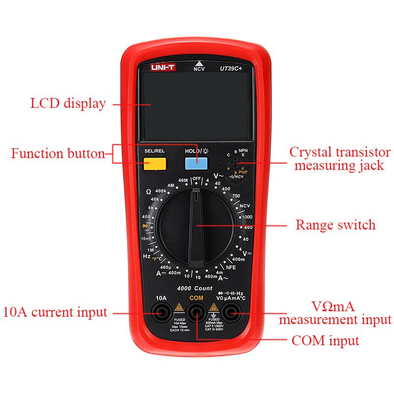 UNI-T UT39C+ Digital Multimeter - Image 6