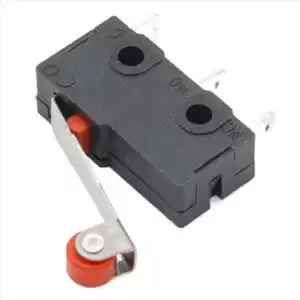 SPDT Micro Limit Switch Roller Lever 5A 3 pins Dim:20*6mm - Image 2