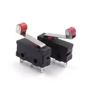 SPDT Micro Limit Switch Roller Lever 5A 3 pins Dim:20*6mm - Image 3