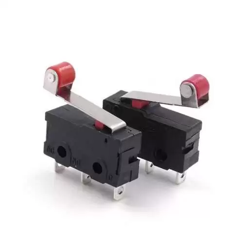 SPDT Micro Limit Switch Roller Lever 5A 3 pins Dim:20*6mm - Image 3