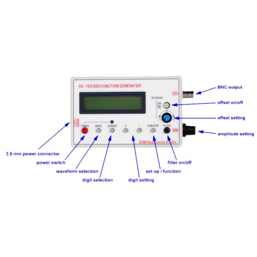 FG-100 DDS Function Generator - Image 2