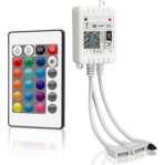 WiFi RGB LED Controller DC5-24V with 24 Key Remote Control