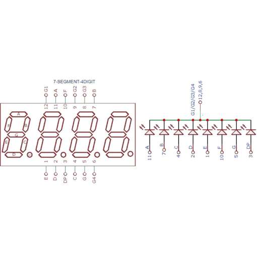 7-Segment 4-Digit 0.56″Com. Cathode - Image 4