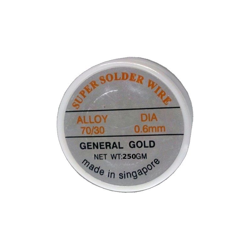 Soldering Wire 0.6mm|250Gm Alloy:70/30 Made in Singapore - Image 2