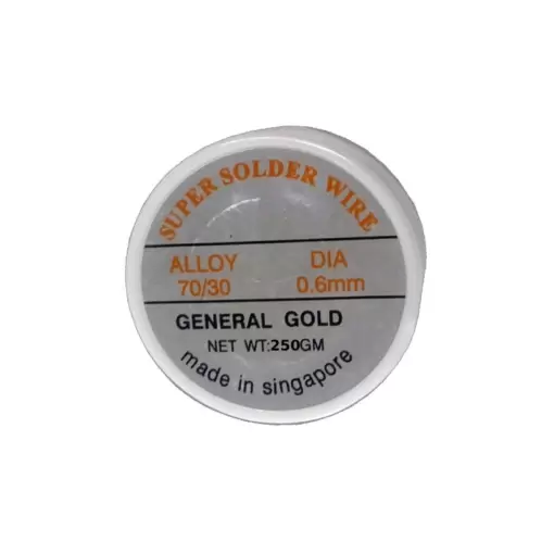 Soldering Wire 0.6mm|250Gm (Alloy:70/30) Made in Singapore - Image 2