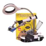 Multifunctional LED Helping Third Hand Magnifying PCB & Soldering Iron Stand With Replaceable Lens MG16075C-8L