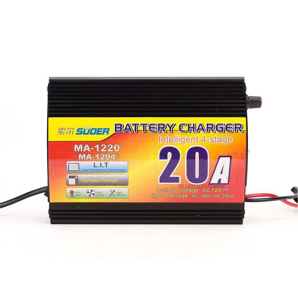 Battery Charger 12V 20A Lead Acid - Pik A LED