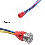 Metal Switch Wire Plug Connector 16mm
