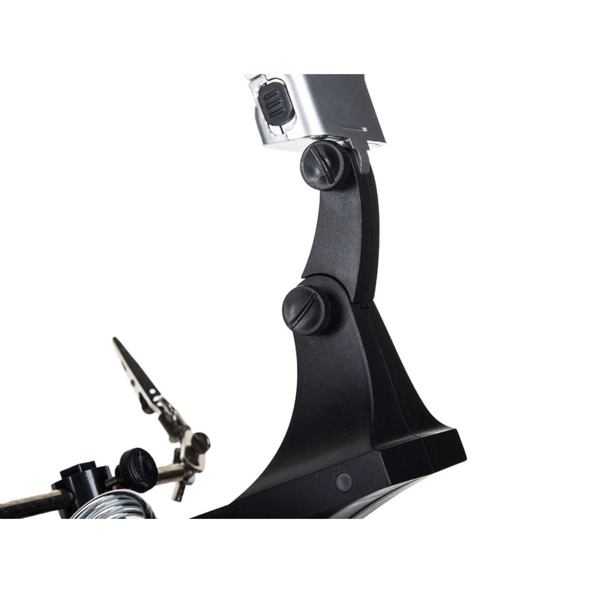 TH-7023(B) Multifunctional LED Helping Third Hand Magnifying PCB & Soldering Iron Stand - Image 6