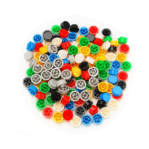 Push Button Cap For Square Top (5 pcs)