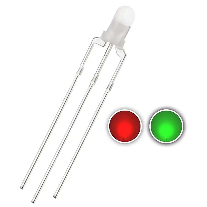 RG LED 3MM Dual Color Red) 3pin Common | Electronics