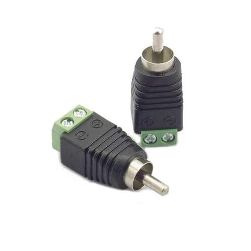 Connectors RCA Male with Terminal Block