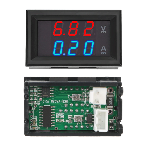 DC 0-100V 100A Digital Voltmeter and Ammeter Dual Display With Shunt - Image 3