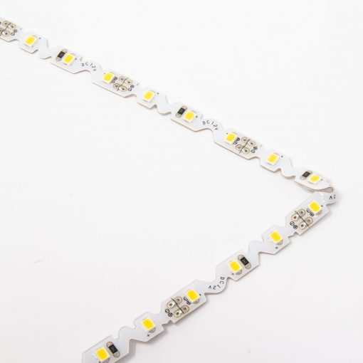 12V Zig Zag White LED Strip (10Meter) for Mounting on Curves - Image 2