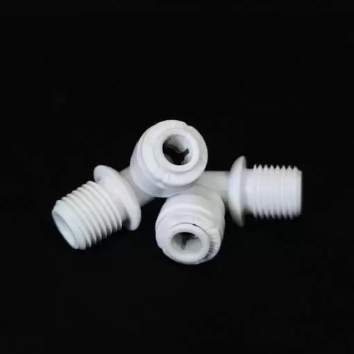 Steam Elbow Connector 1/4″ - White