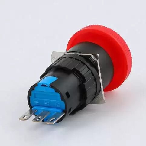 Emergency Stop Mushroom Waterproof Push Button Switch AB6-A 16mm - Image 3