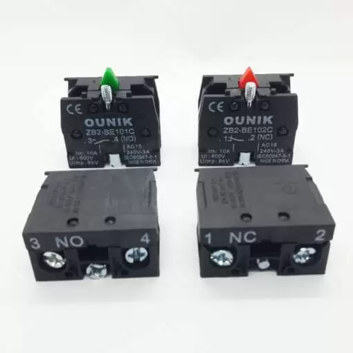 ZB2BE101 Contact Block 2-Position Latching NO/NC contact - Image 4