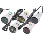 AD101-22TM Round Shape Indicator Light Thermometer 22mm