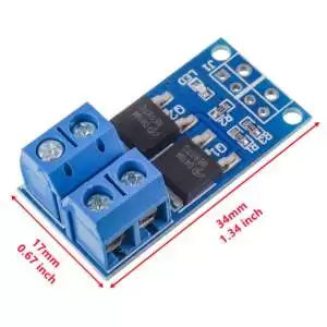 DC 5-36V 15A 400W Switch Drive High-Power MOSFET Trigger Module - Image 4