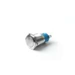 Metal Momentary Push Switch On/Off Waterproof with No-LED Ring 16mm