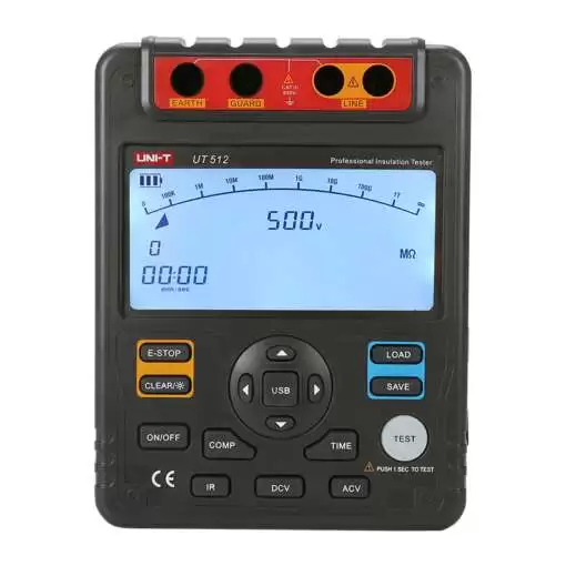 UNI-T UT512 Insulation Resistance Tester - Image 3