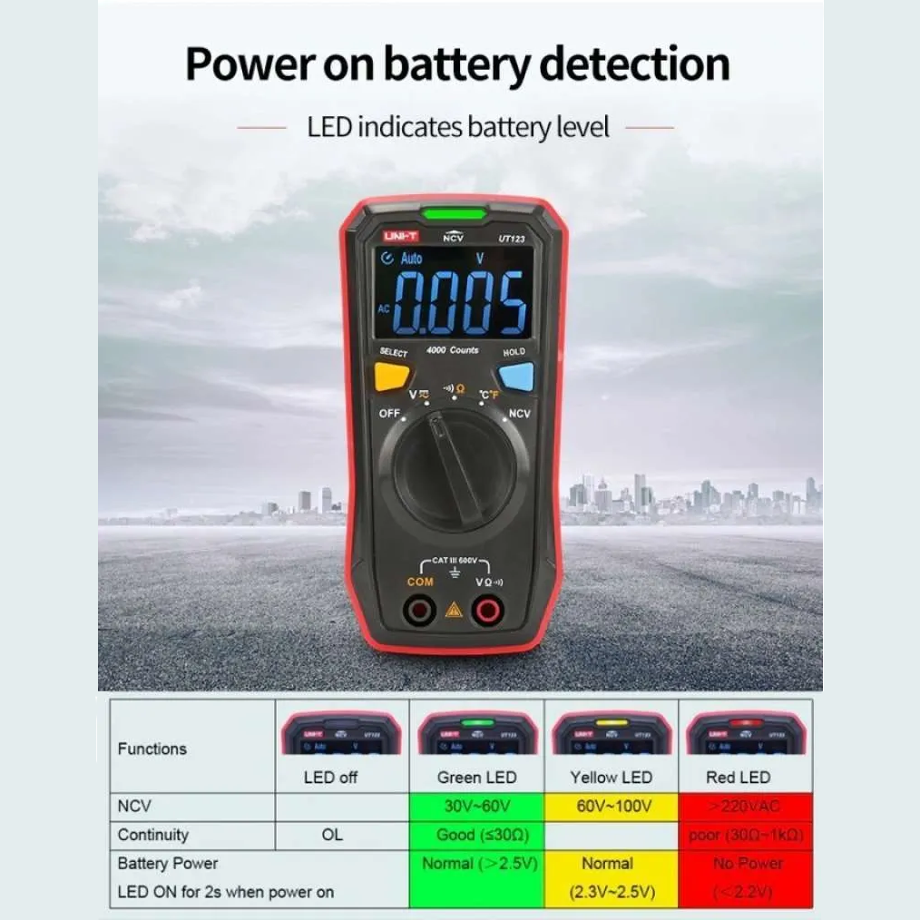 UNI-T UT123 Digital Multimeter - Image 6