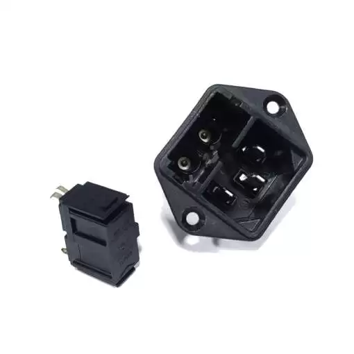 AC Power Plug With Fuse 10A 250V