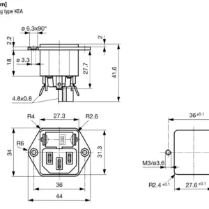 AC Power Plug With Fuse 10A 250V - Image 5