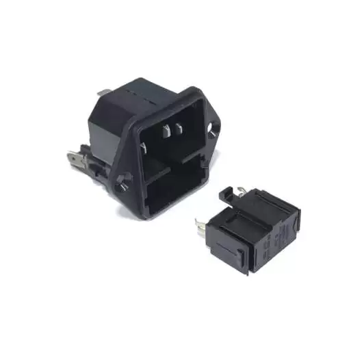 AC Power Plug With Fuse 10A 250V - Image 3