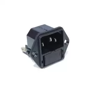 AC Power Plug With Fuse 10A 250V - Image 2