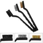 3PCS Wire Brush Set (Copper, Steel & Nylon)