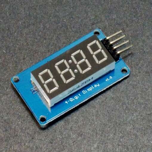 TM1637 4-Digit 7-Segment Display Module