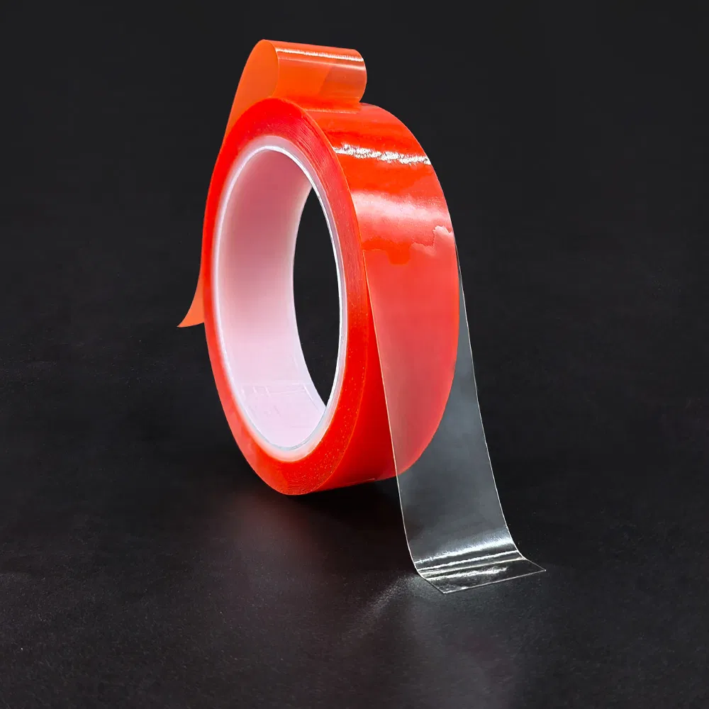 Transparent Double Face Tape 15mm (Red Cover) - Image 2