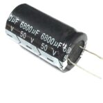 JWCO Aluminum Electrolytic Capacitor 6800uF 50V 22x39mm