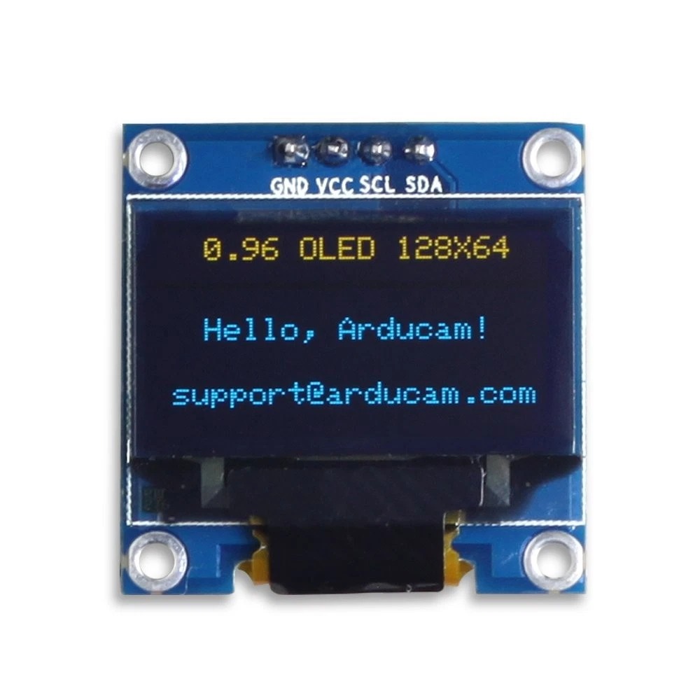 OLED Display I2C 4 Pin 0.96″- Yellow & Blue Characters - Image 4