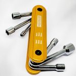 Hardwell Aluminum Folding Nut Driver Set