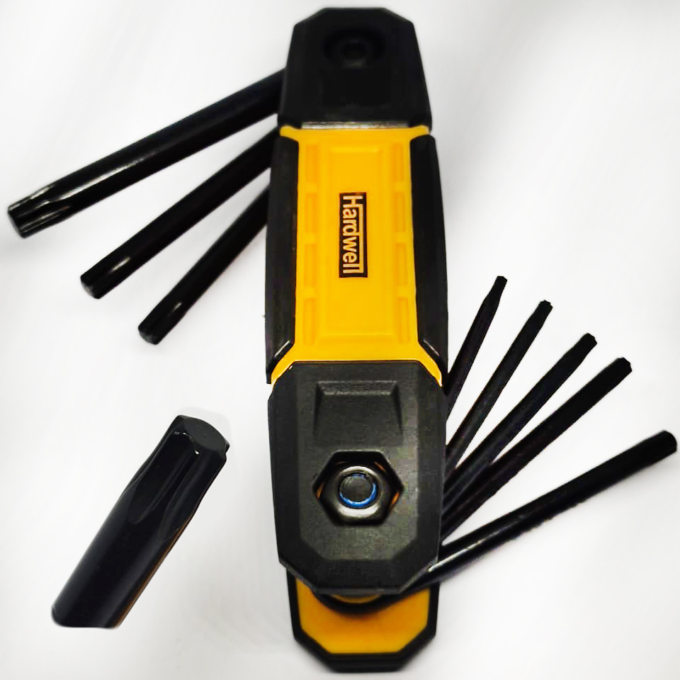 Hardwell Folding HEX KEY SET (Torx)