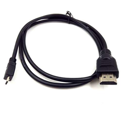 Micro HDMI Male to HDMI Male Cable For Raspberry Pi 4B