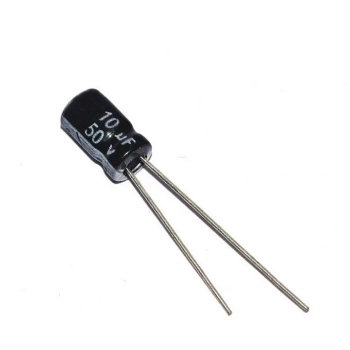 Nichicon USW1E100MDD 10uF 25V Audio Capacitor 4x7mm Radial – 10 Pcs Electrolytic