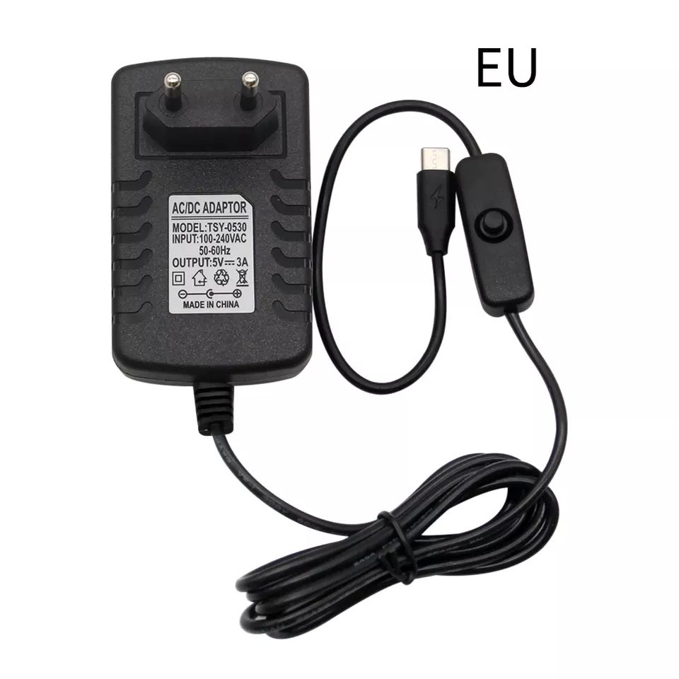 Adapter 5V 3A Type-C With On/Off Switch for Raspberry Pi 4 - Image 2
