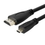 Micro HDMI Male to HDMI Male Cable For Raspberry Pi 4B 1m