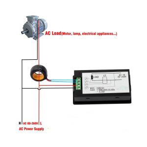 LCD Display Digital Current, Voltage, Power, Energy AC 260V 100A - Image 4