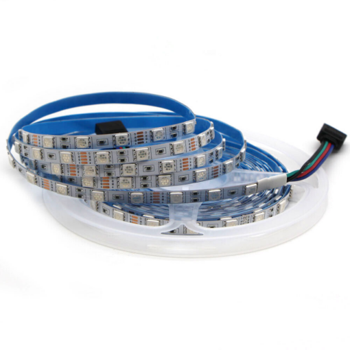 Non-Waterproof 5050 RGB LED Strip 12V 5meter 60LED/meter IP20 - Image 4
